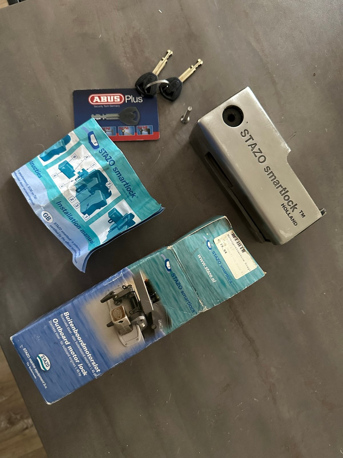 Stazo Smartlock buitenboordmotorslot - Nieuw in doos, Ophalen of Verzenden, Nieuw, Motor en Techniek
