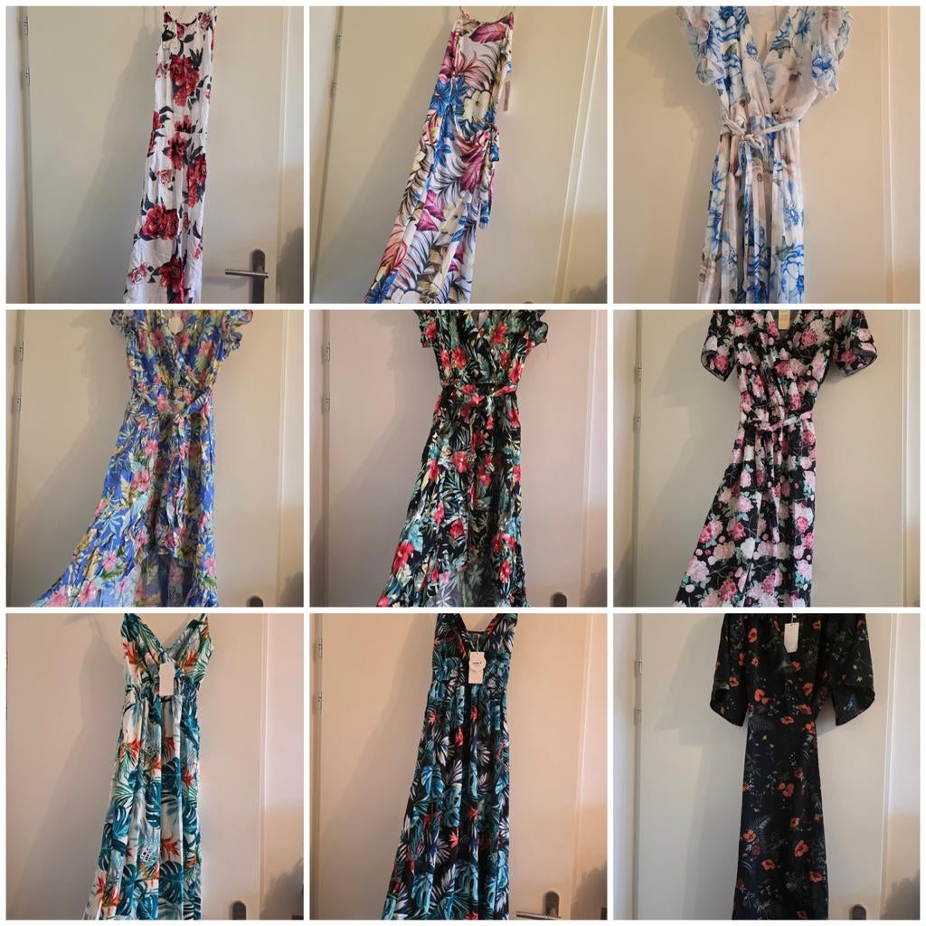 Leuke zomerjurkjes in diverse prints - Maten S/M en M/L, Kleding | Dames, Overige kleuren, Nieuw, Ophalen of Verzenden, Maat 36 (S)