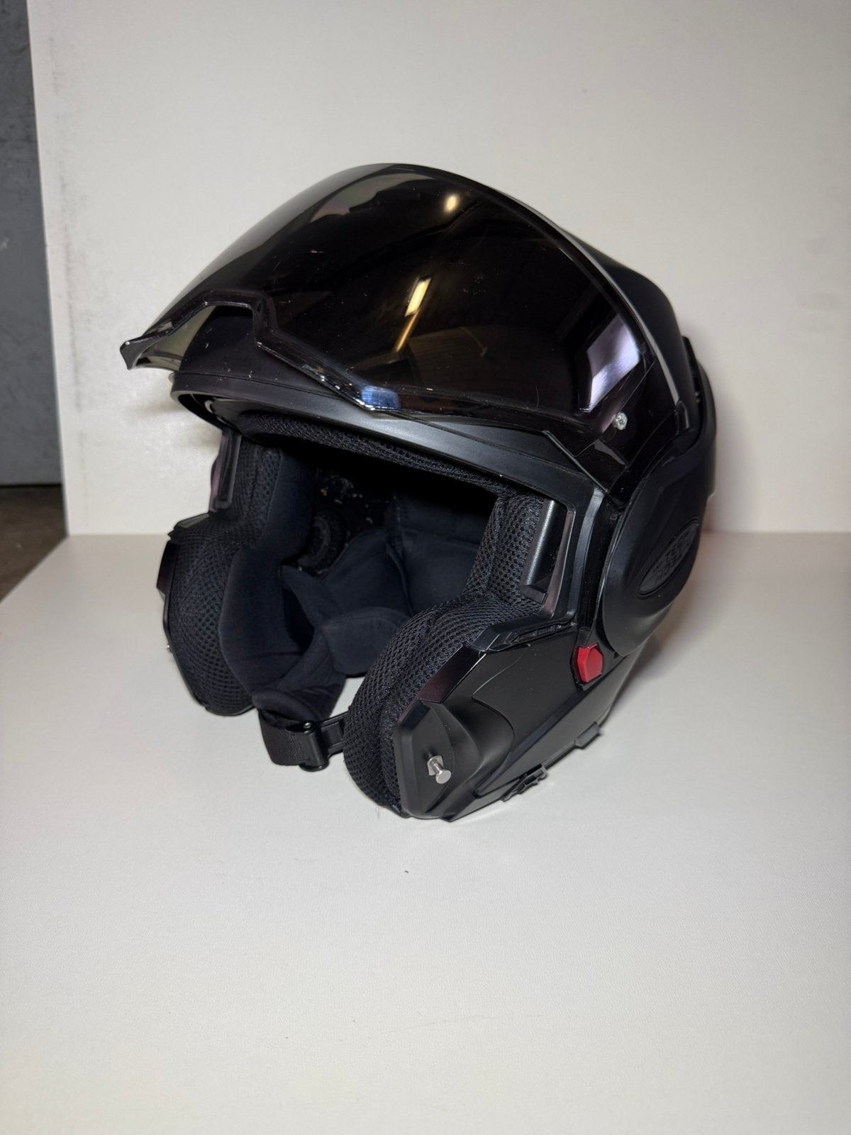Scorpion Exo-Tech Evo Matt Black, Motoren, Kleding | Motorhelmen, Systeemhelm, Heren, L, Tweedehands