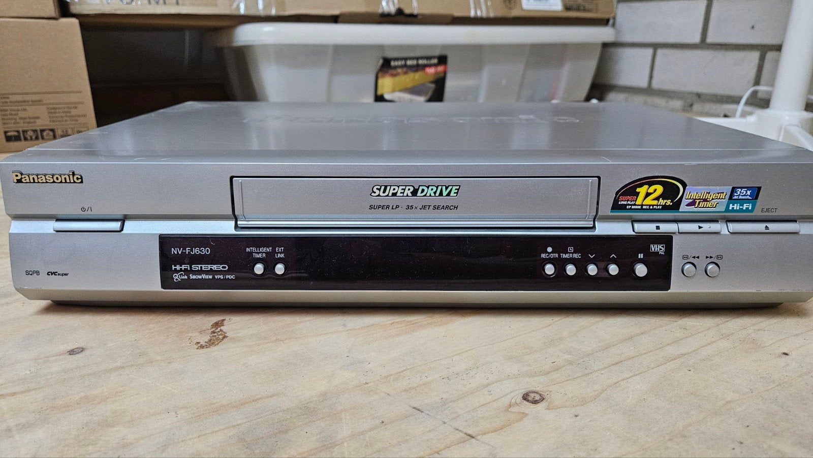 Panasonic NV-FJ630 VHS-speler - Super Drive Hi-Fi Stereo, Ophalen of Verzenden, Gebruikt, VHS-speler of -recorder