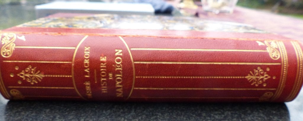 Antiek boek Histoire De Napoleon Lacroix Desire goud op snee, Ophalen of Verzenden