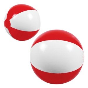 Partij strandbal rood-wit +/_ 40cm, ., Nieuw, Ophalen of Verzenden, .