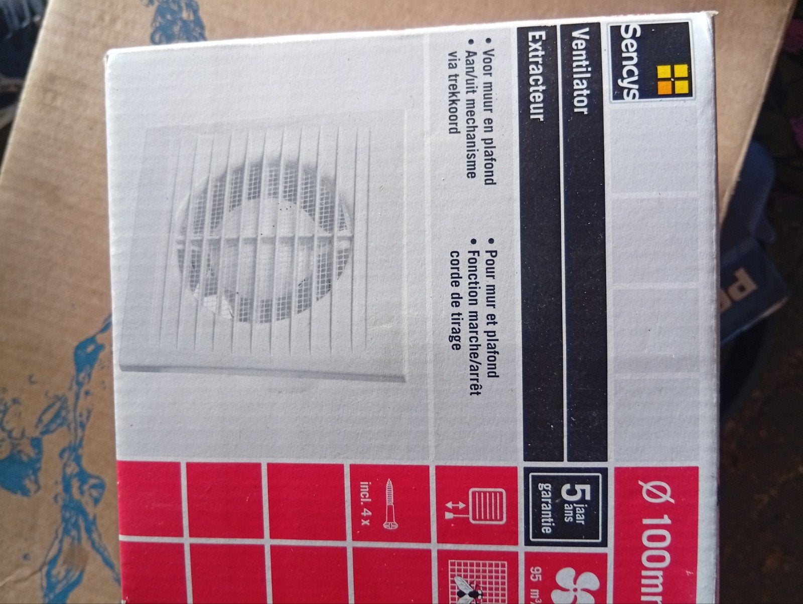 Nieuwe Sencys en Rotheigner ventilatoren/afzuigers, Doe-het-zelf en Verbouw, Ventilatie en Afzuiging, Ophalen of Verzenden, Nieuw