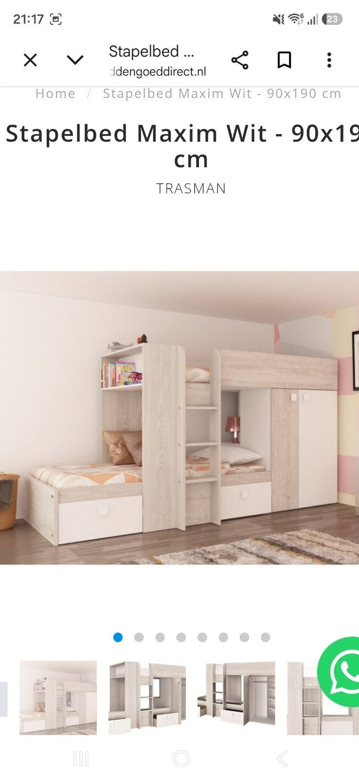 Stapelbed van Trasman, Ophalen, Gebruikt, Stapelbed