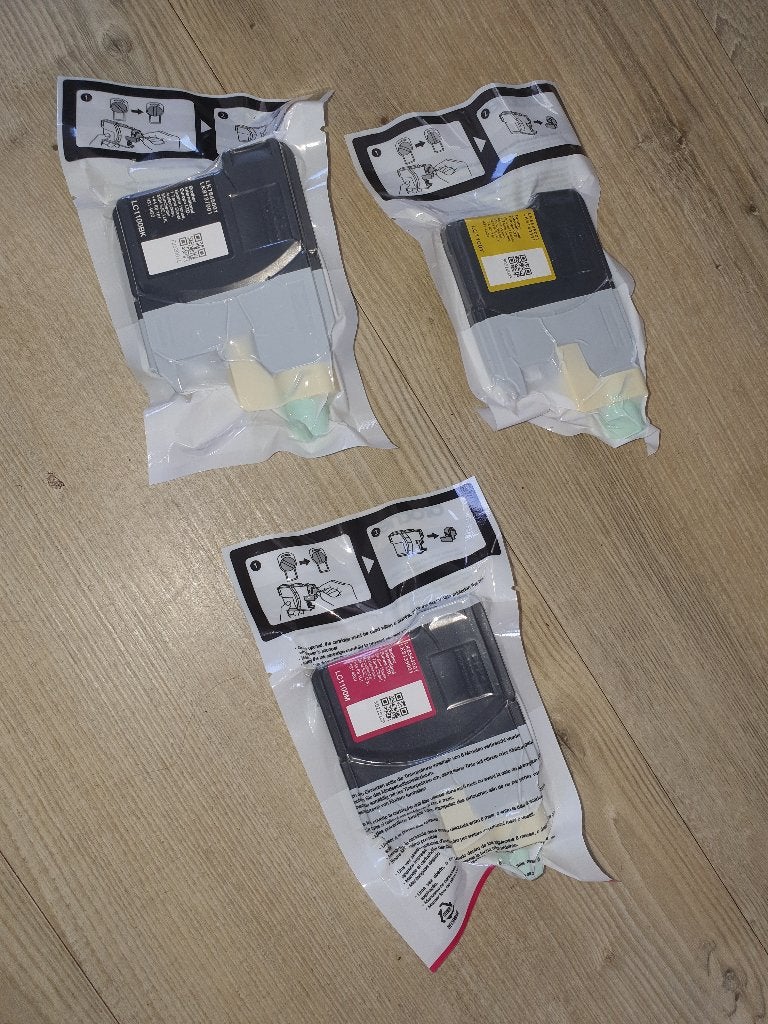 Brother LC1100 inktpatronen - Zwart, Yellow en Magenta, Ophalen of Verzenden, Nieuw, Cartridge, Brother