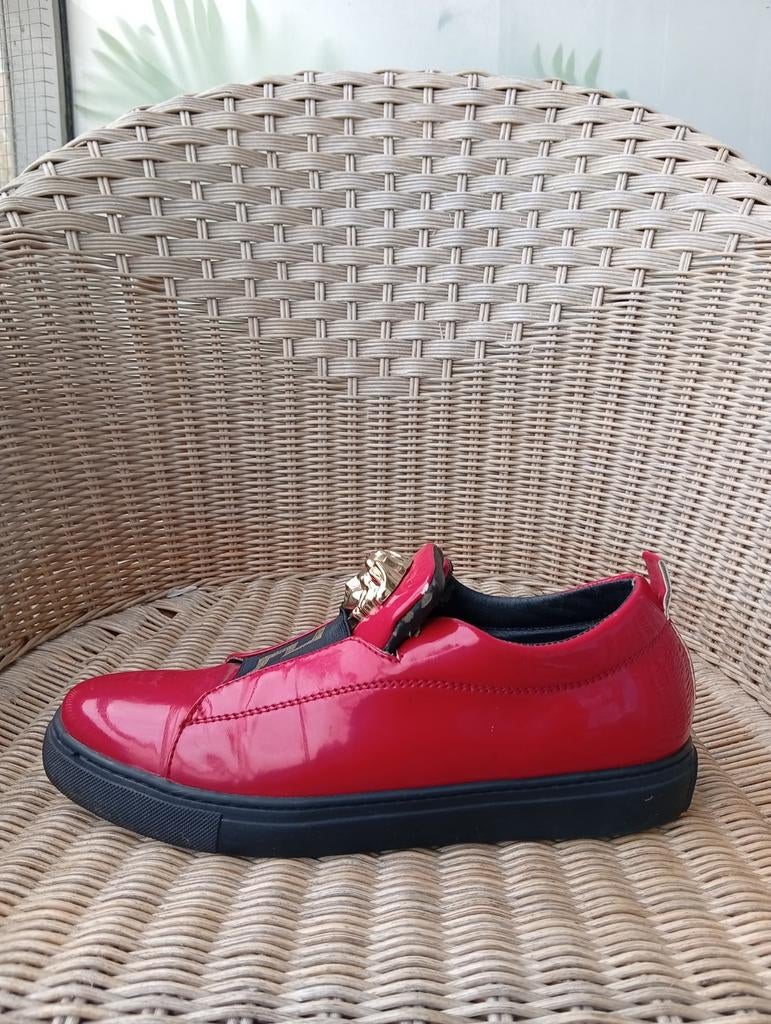 Versace en Christian Louboutin sneakers, Kleding | Heren, Schoenen, Zo goed als nieuw, Ophalen of Verzenden