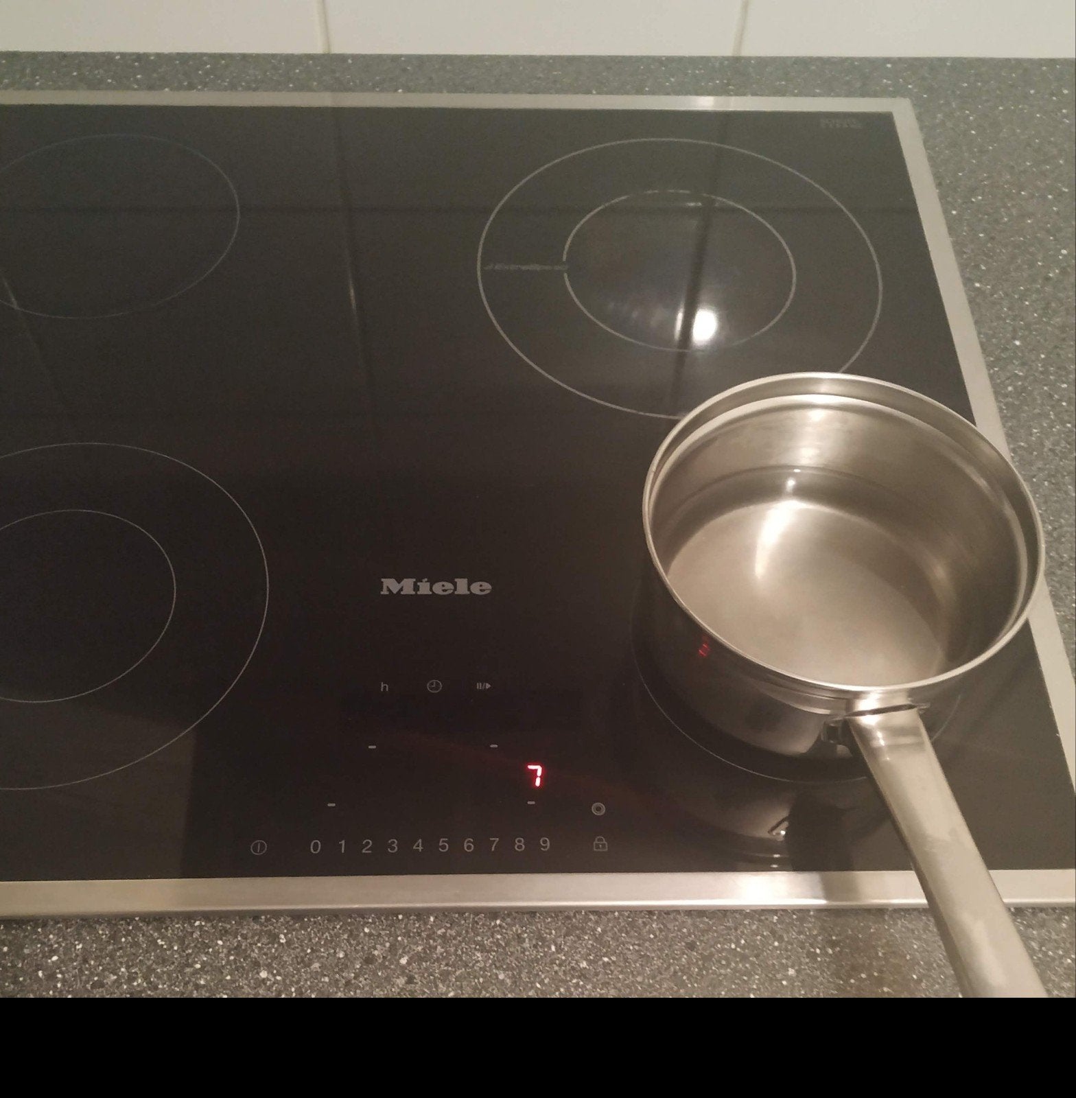 Keramische kookplaat, Miele, Witgoed en Apparatuur, Kookplaten, Ophalen, Gebruikt, Keramisch, 4 kookzones