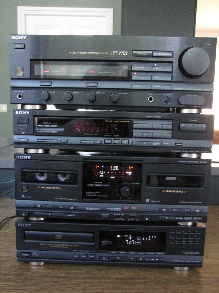 Sony LBT V702, Ophalen, Cassettedeck, Losse componenten, Zo goed als nieuw