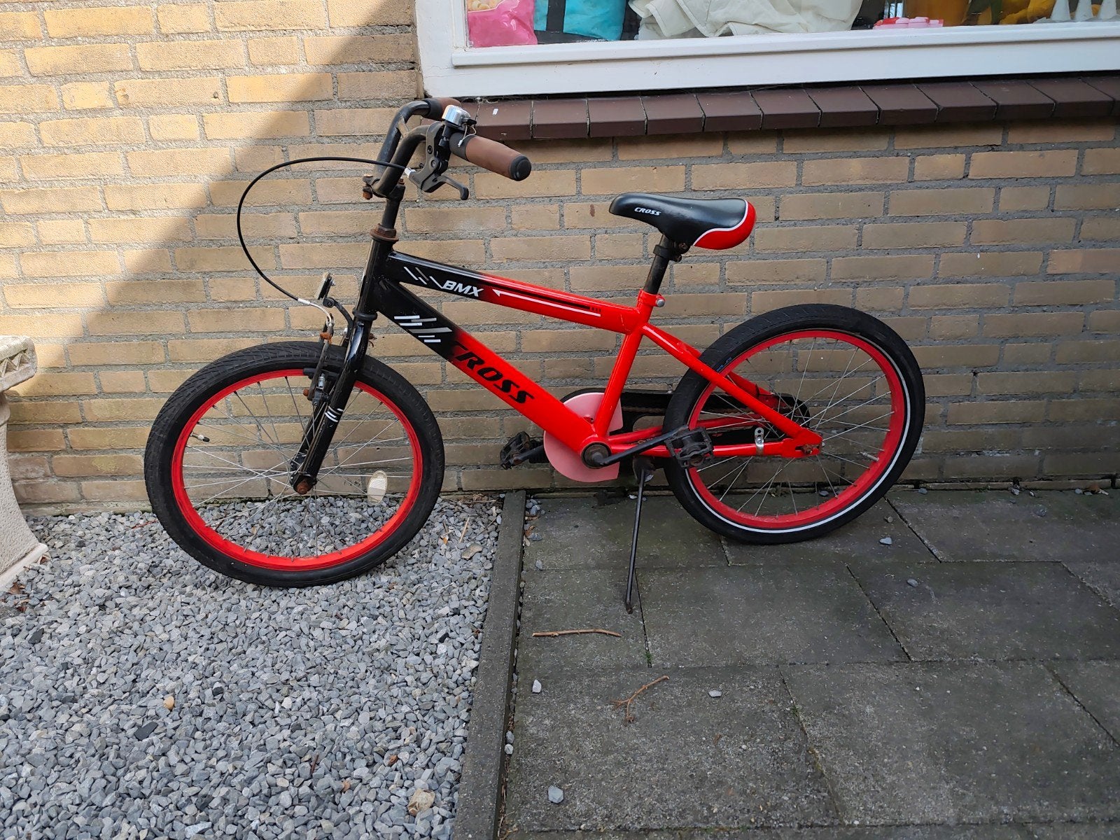 Stoere 20 inch BMX Cross jongensfiets, Ophalen, Staal, Velgrem, Cross