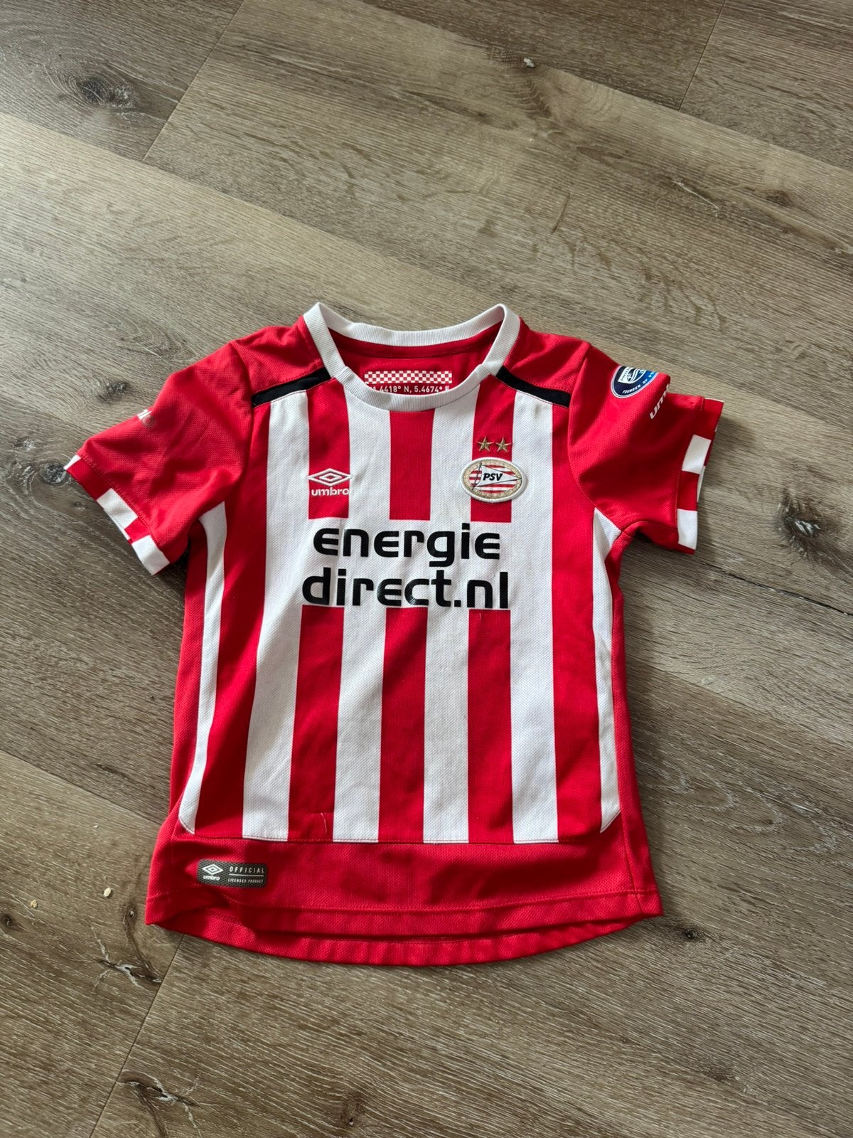 Psv shirt 122 kindermaat, Maat XS of kleiner, Ophalen of Verzenden, Zo goed als nieuw, Shirt
