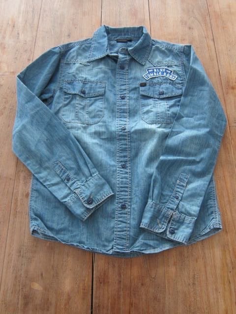 Tumble 'n dry soepele spijkerblouse 158 - 164 jongen, Tumble 'n Dry, Overhemd of Blouse, Zo goed als nieuw, Schipluidenlaan 20 5035KJ Tilburg