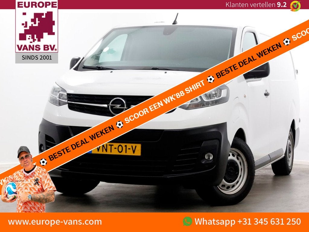 Opel Vivaro-e 75 kWh Automaat Lang 100% Elektrisch Range WLT, Auto's, Bestelauto's, 136 pk, Gebruikt, Wit, Origineel Nederlands