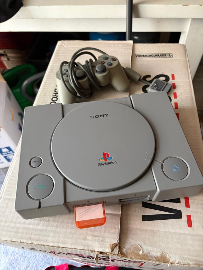 Playstation 1, Spelcomputers en Games, Spelcomputers | Sony PlayStation 1, Ophalen, Gebruikt, Met 1 controller