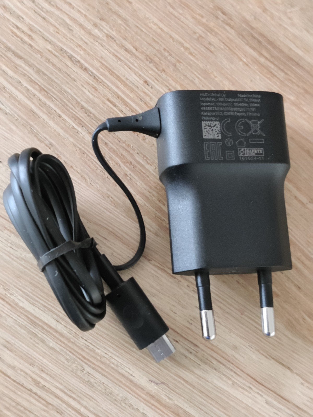 Nokia AC-18E Oplader met Micro-USB Kabel, Adapter, Nokia, Nieuw, Micro-USB