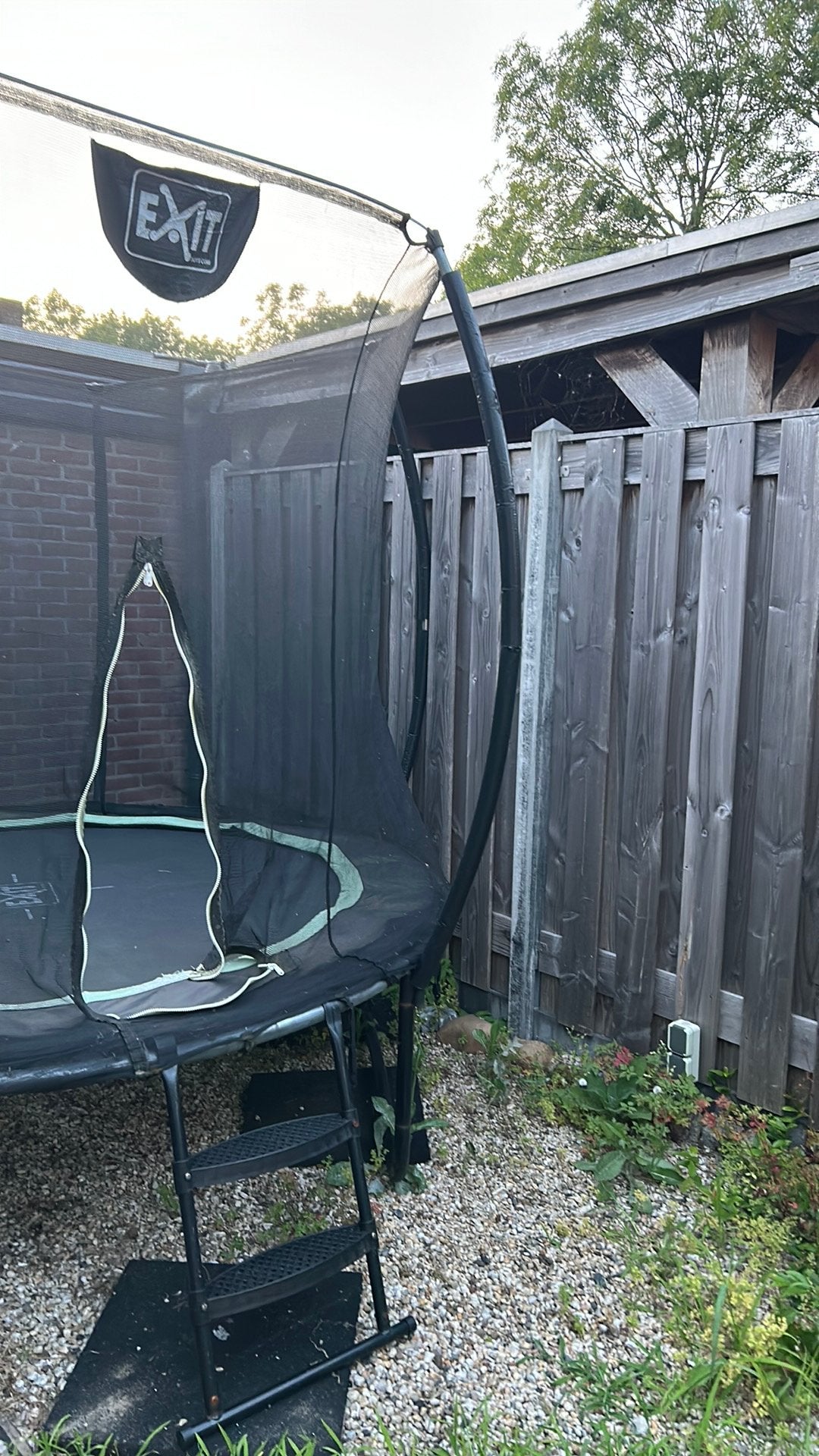 Trampoline EXIT rond, Ophalen, Gebruikt