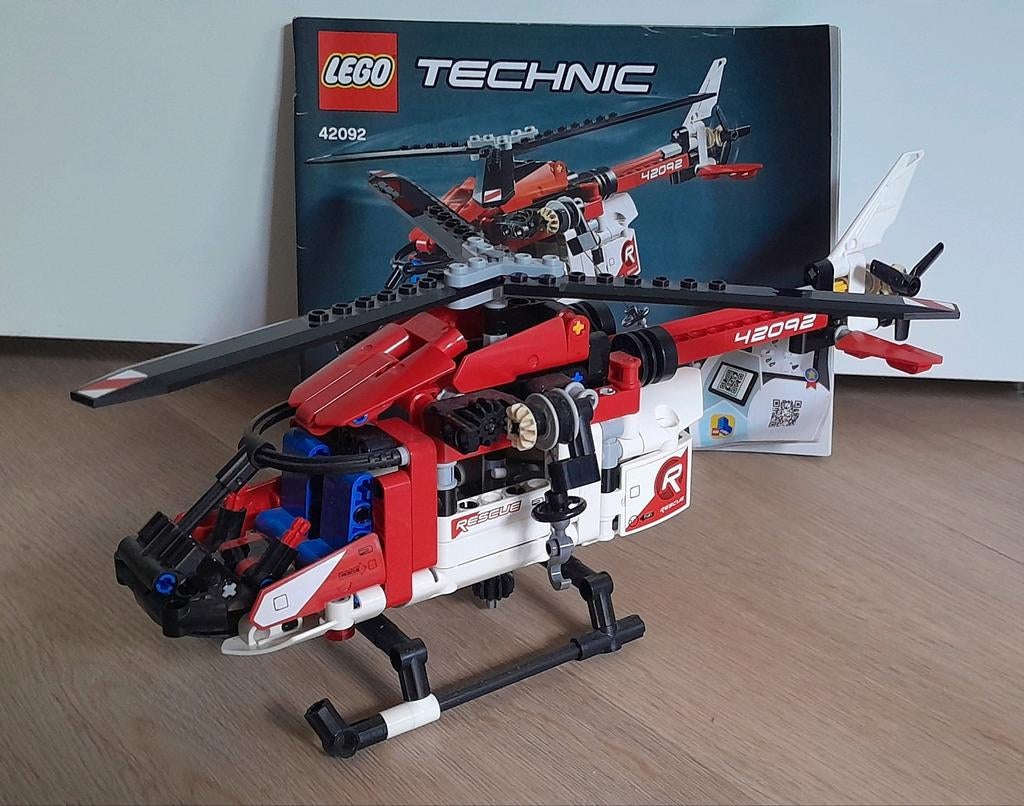 Lego Technic 42092 Reddingshelikopter - Compleet, Ophalen, Lego, Compleet, Zo goed als nieuw