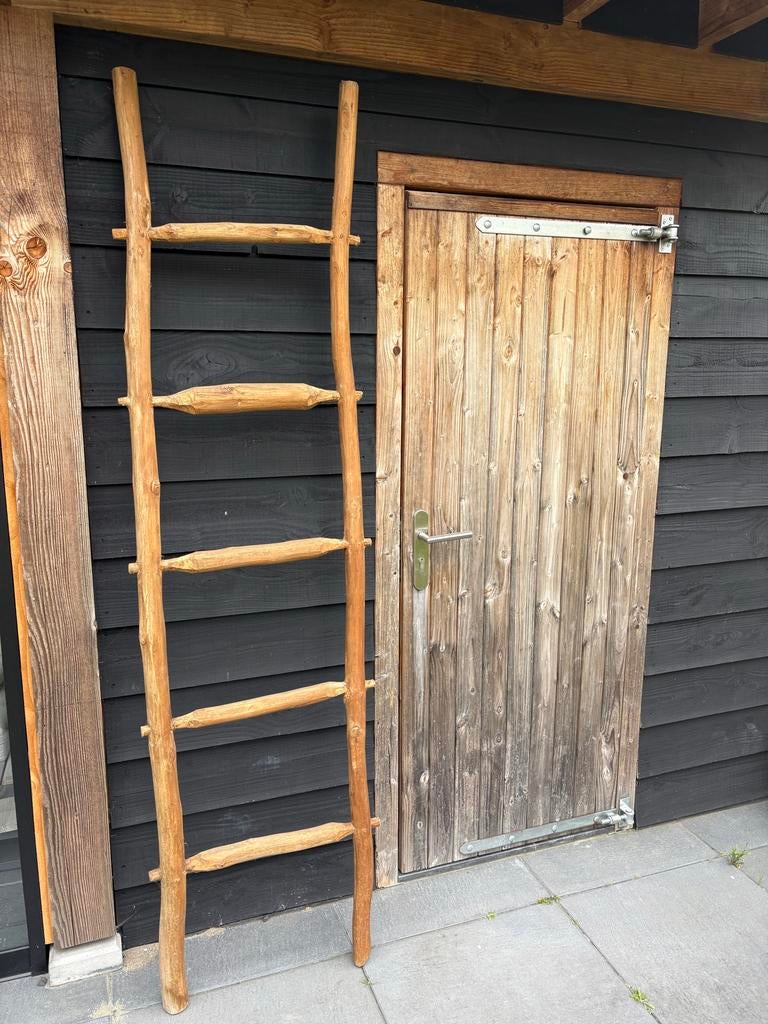 Decoratie ladder van hout voor planten en hangers, Ophalen, Hout, Gebruikt, Landelijk
