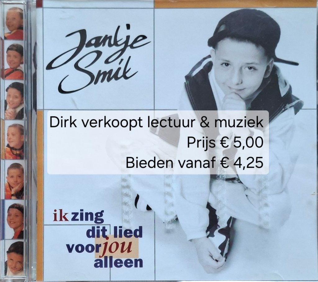 Jantje Smit; Ik zing dit lied voor jou alleen (Palingsound), Zo goed als nieuw, Album, Schlager, Ophalen of Verzenden