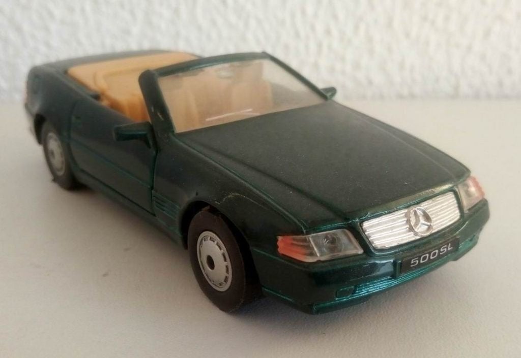 Mercedes Benz 500SL (Maisto-Shell), Ophalen of Verzenden, Auto