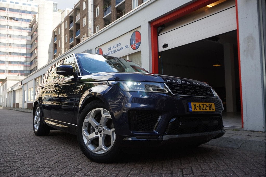 Land Rover Range Rover Sport 2.0 P400e HSE Black Optic | Ivo, Auto's, Land Rover, Gebruikt, 4 cilinders, Blauw, 2500 kg
