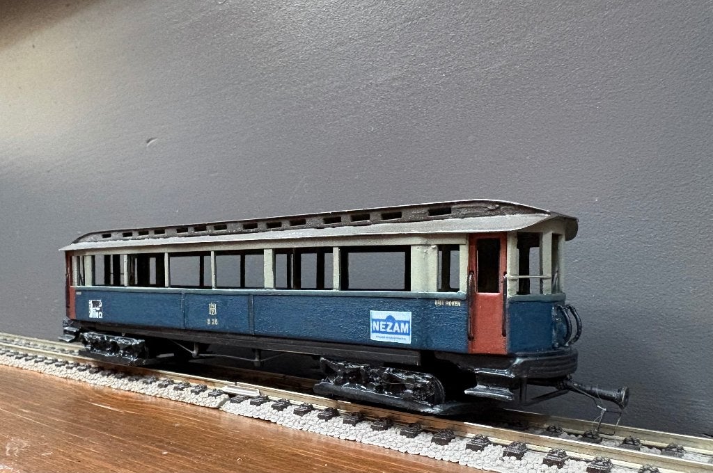 Philotrain/Fairfield 526 NZH B25 'Nunspeter' tram, Hobby en Vrije tijd, Overige merken, Gelijkstroom, Wagon, Ophalen of Verzenden
