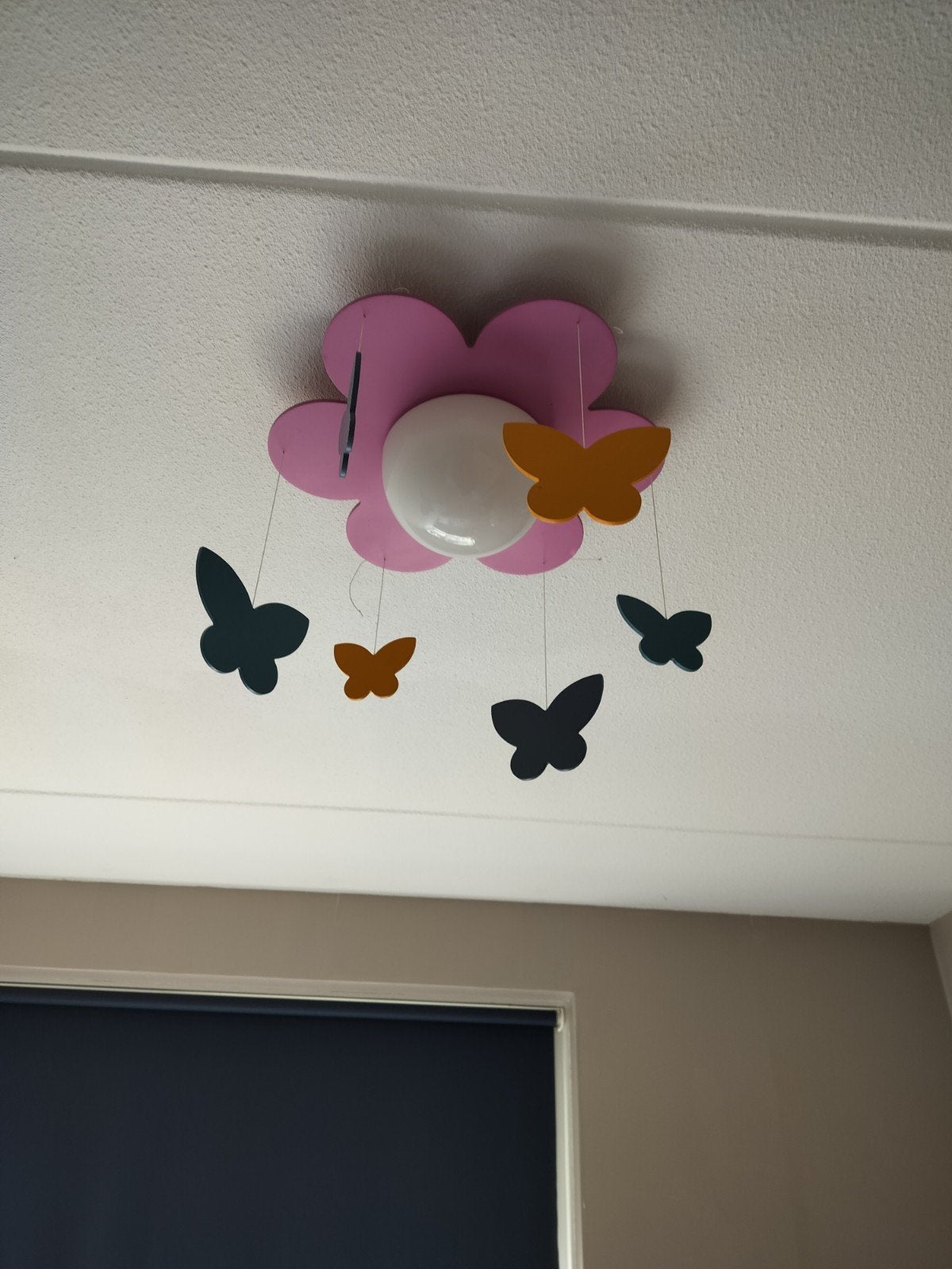 Leuke kinderlamp met vlinders, Ophalen, Gebruikt, Hout, Kinderlijk, Speels