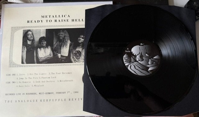 Metallica - Ready To Raise Hell lp, live 1984, Cd's en Dvd's, Vinyl | Hardrock en Metal, LP, Heavy metal, Ophalen of Verzenden