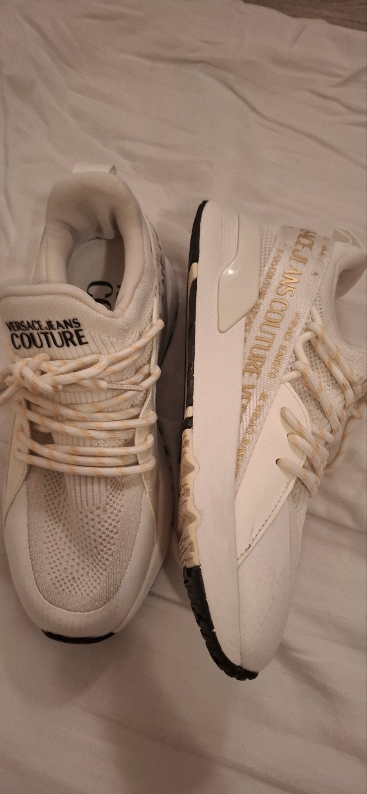 versace sneakers 36, Zwart, Ophalen of Verzenden, Sneakers of Gympen, Zo goed als nieuw