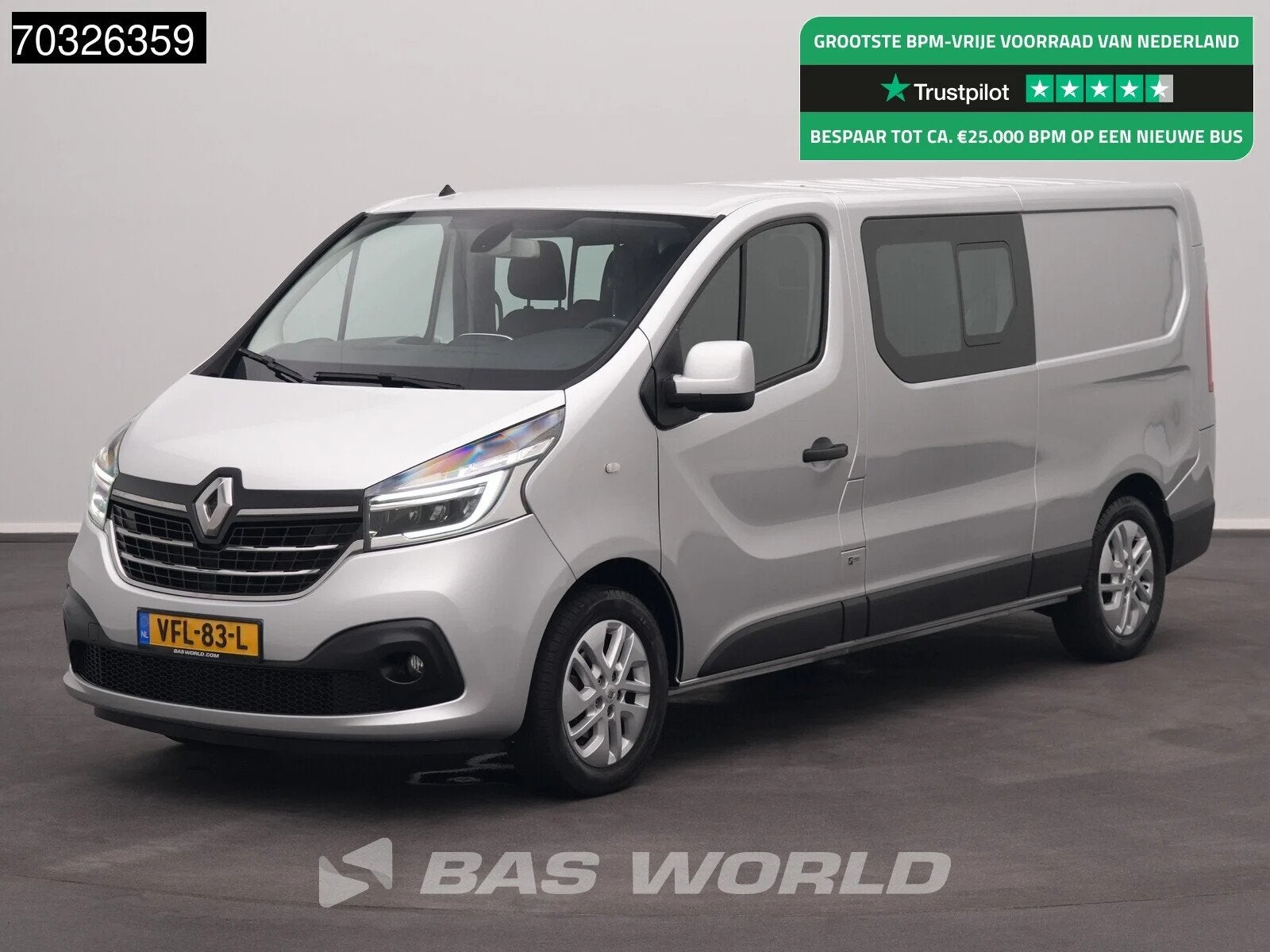 Renault Trafic 145pk Automaat Dubbel Cabine L2H1 Trekhaak LE, Auto's, Automaat, 145 pk, Stof, Gebruikt
