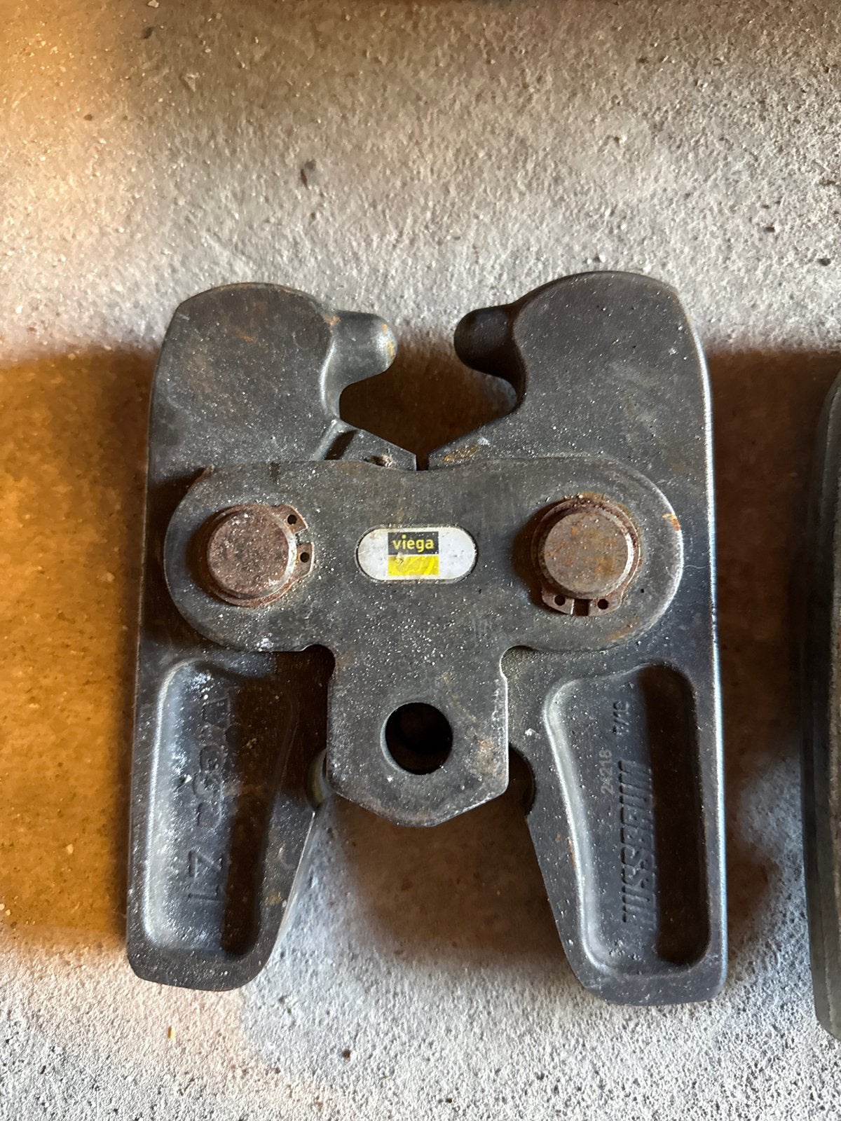 Viega persbek, gebruikt, Doe-het-zelf en Verbouw, Gereedschap | Handgereedschap, Ophalen of Verzenden, Gebruikt, Overige typen