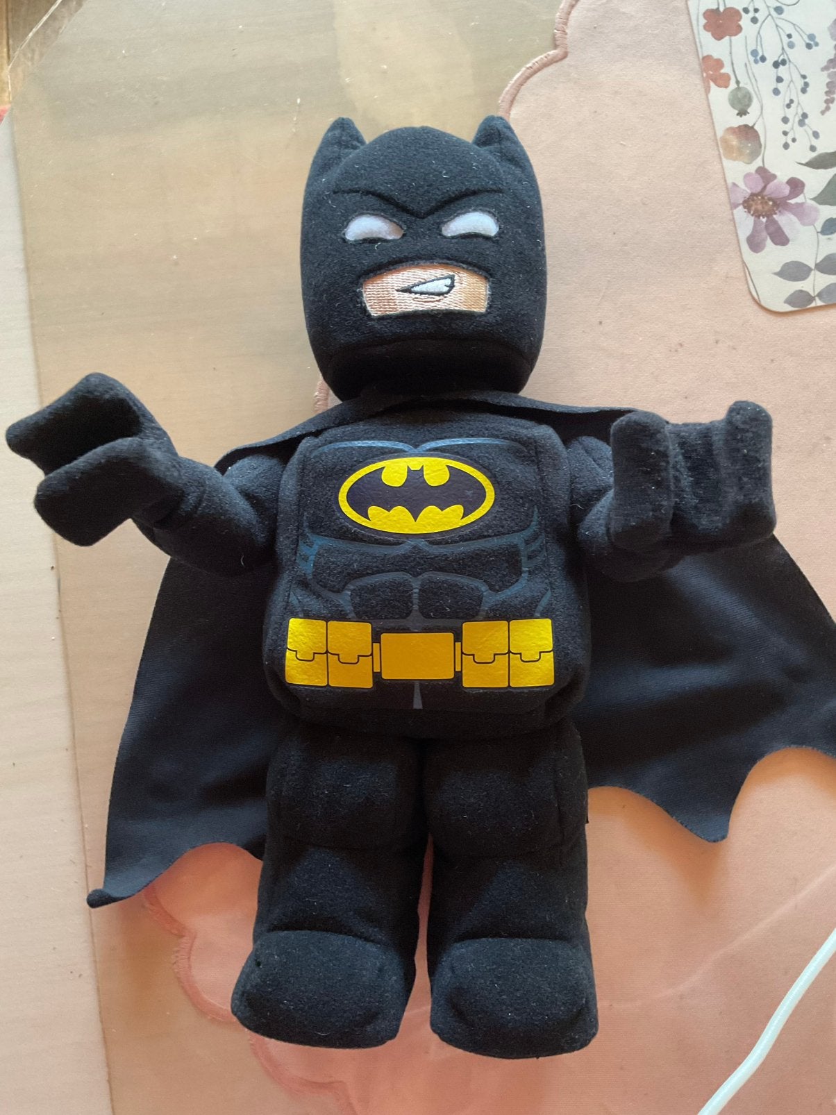 Lego Batman knuffel, Ophalen of Verzenden, Overige figuren, Zo goed als nieuw, Beeldje of Figuurtje