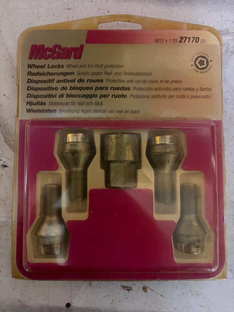 McGard Wielsloten M12 x 1.25 - Beveiliging tegen diefstal, Auto diversen, Ophalen of Verzenden, Nieuw
