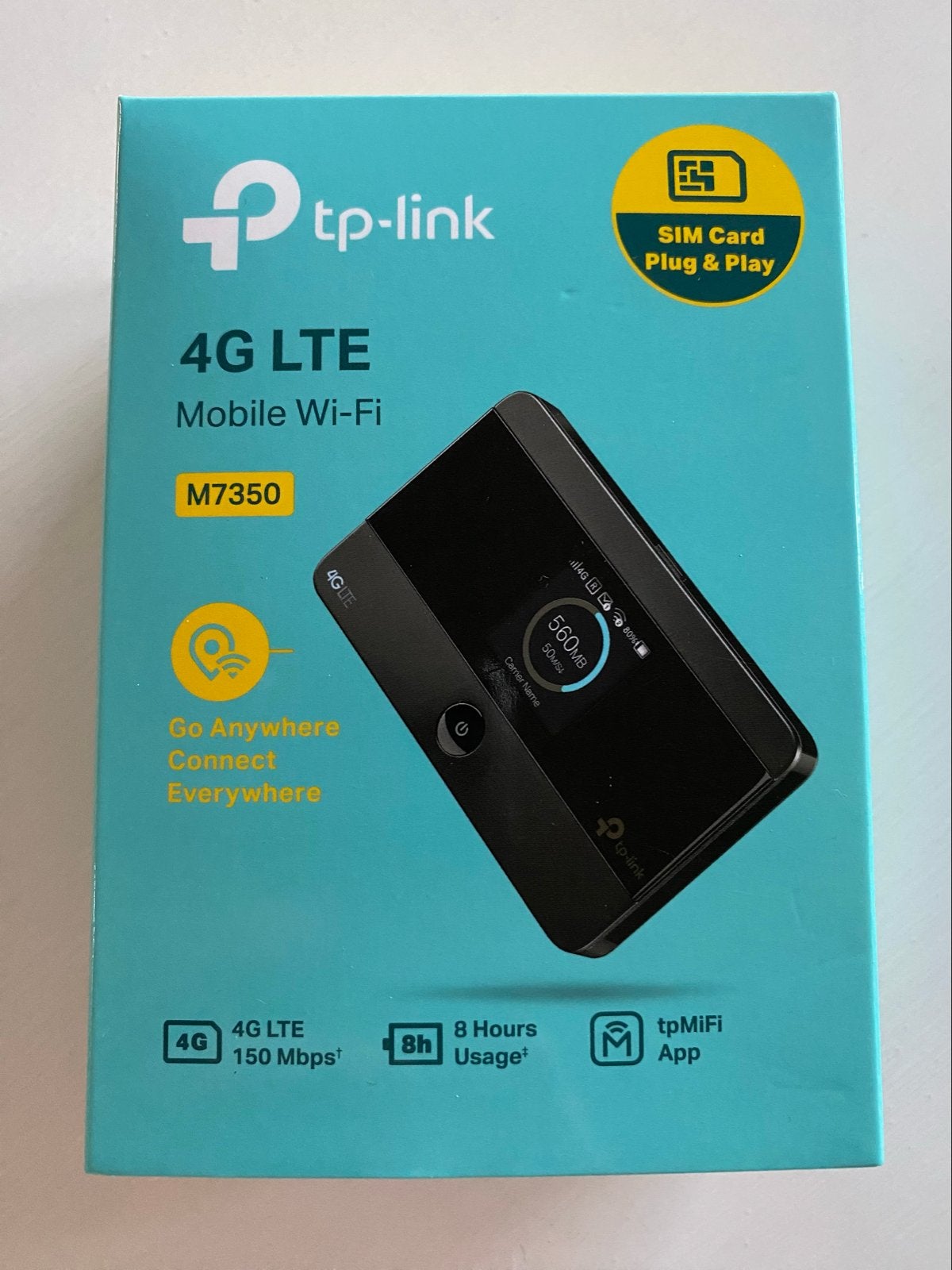 TP-Link M7350 4G LTE Mobiele Wi-Fi Hotspot, Ophalen of Verzenden, Zo goed als nieuw