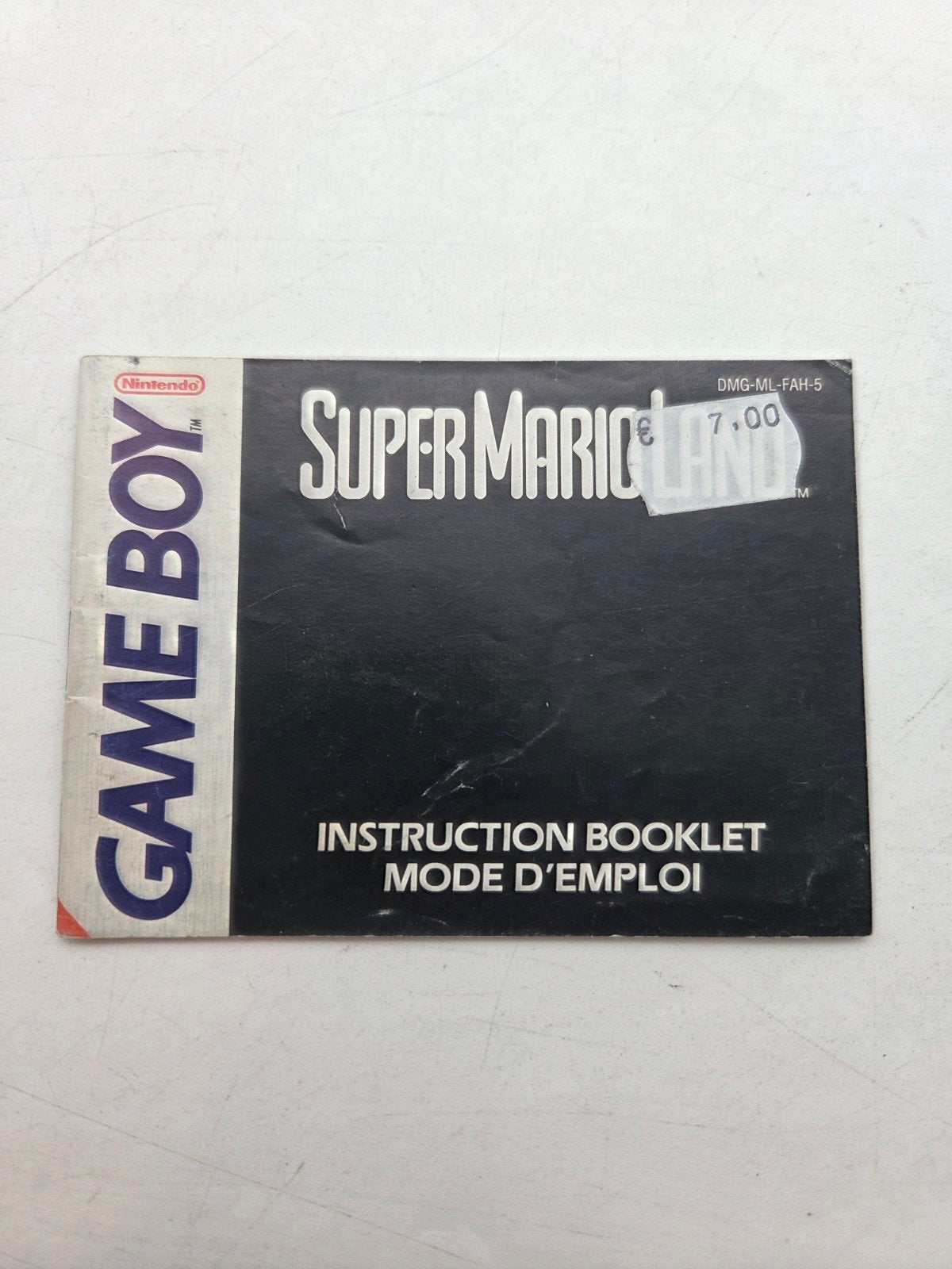 Super Mario Land Handleiding Game Boy, Nintendo, Gebruikt, 1 speler, Onbekend