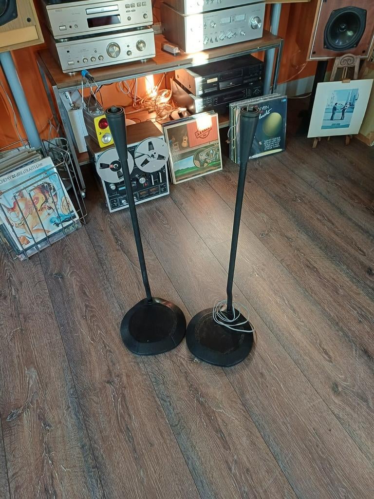 JBL FS 10/20 speakerstandaards Zwart 90cm hoog (set), Audio, Tv en Foto, Luidsprekers, Gebruikt, JBL, Overige typen, Ophalen of Verzenden