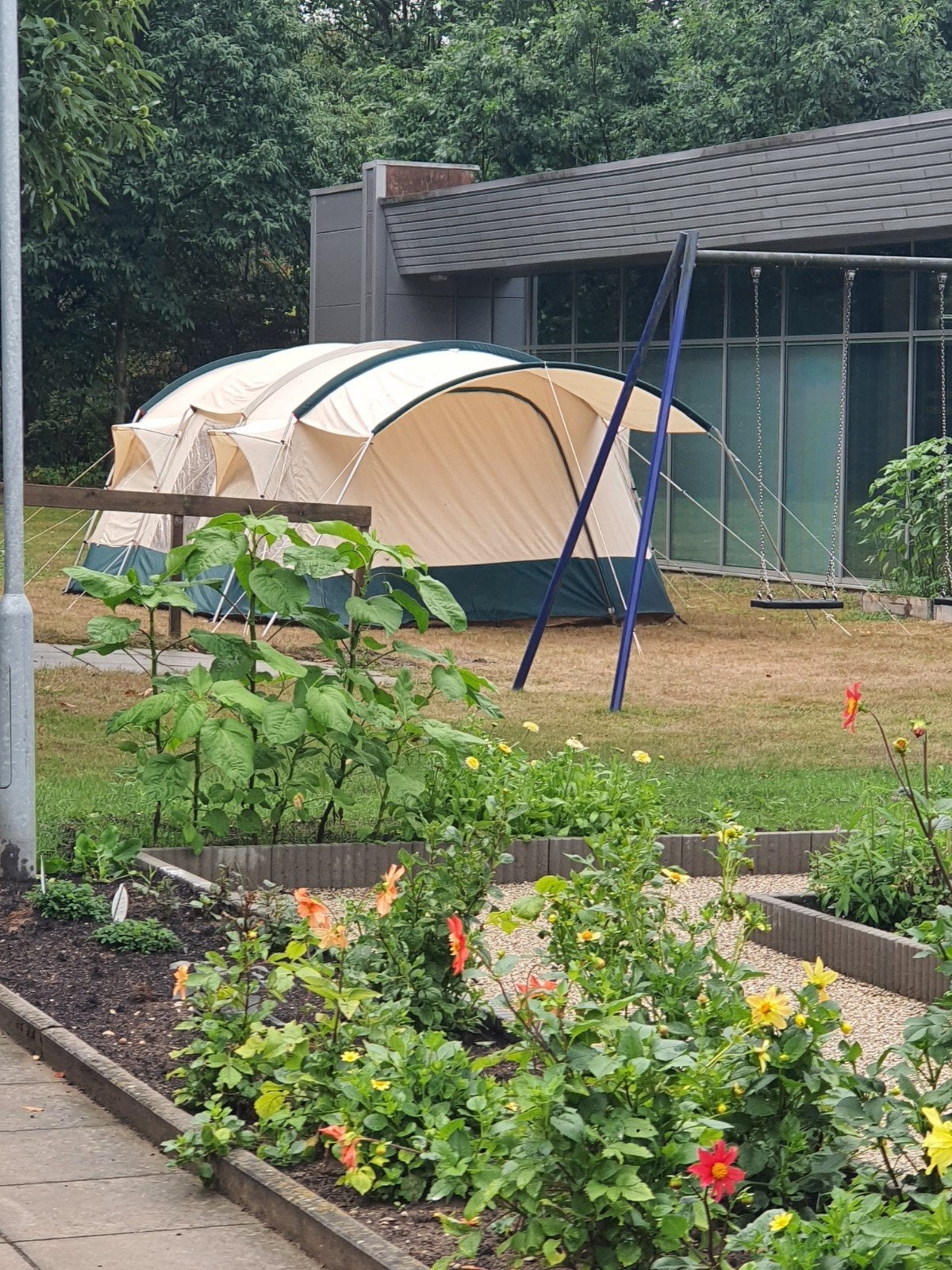 Ruime Hypercamp Fashion Gold tunneltent, Ophalen of Verzenden, Gebruikt, Tot en met 4