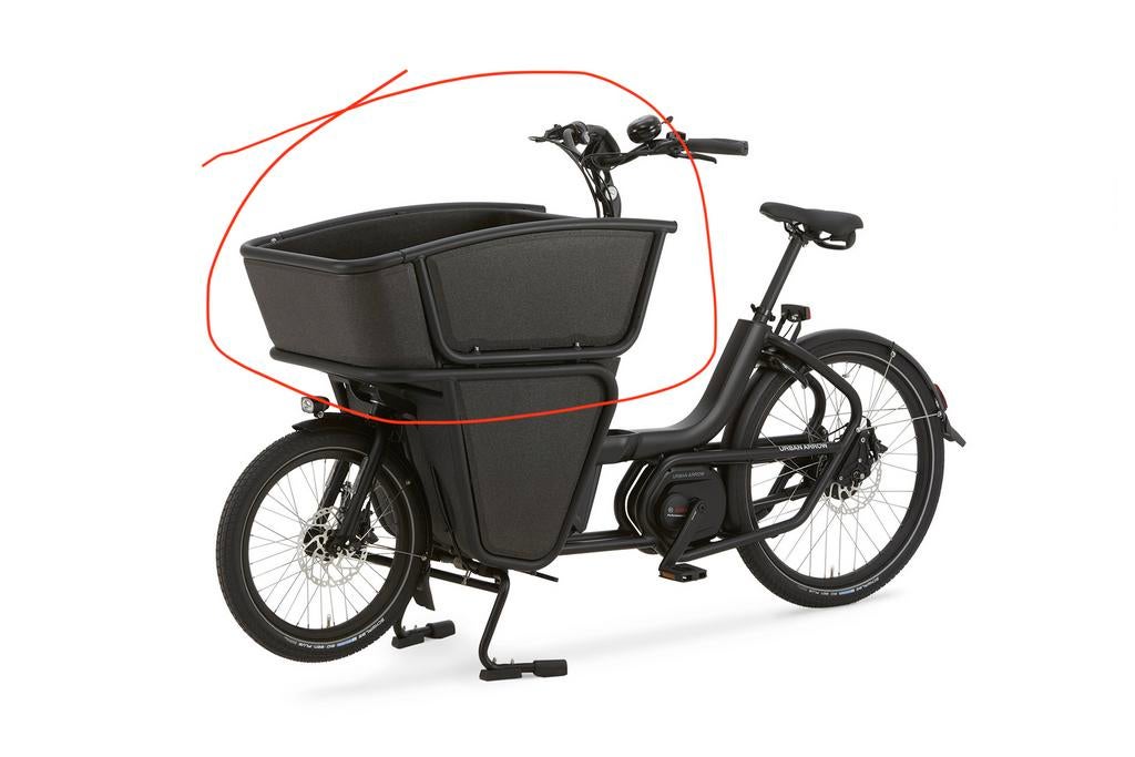 Gezocht, urban arrow shorty bovenframe met polybak., Fietsen en Brommers, Fietsen | Bakfietsen, Ophalen, Gebruikt, 1 kind