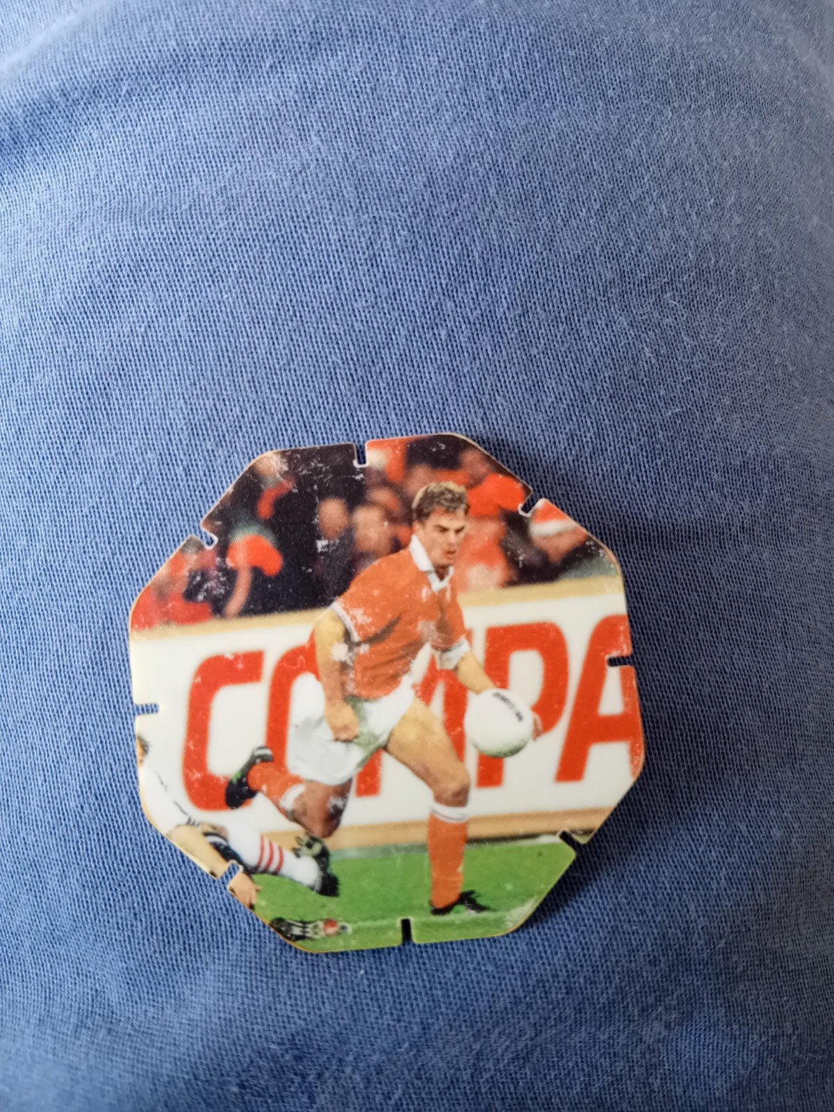Oranje Topshots Ronald de Boer Croky Pogs, Verzamelen, Ophalen of Verzenden, Gebruikt, Ajax, Overige typen