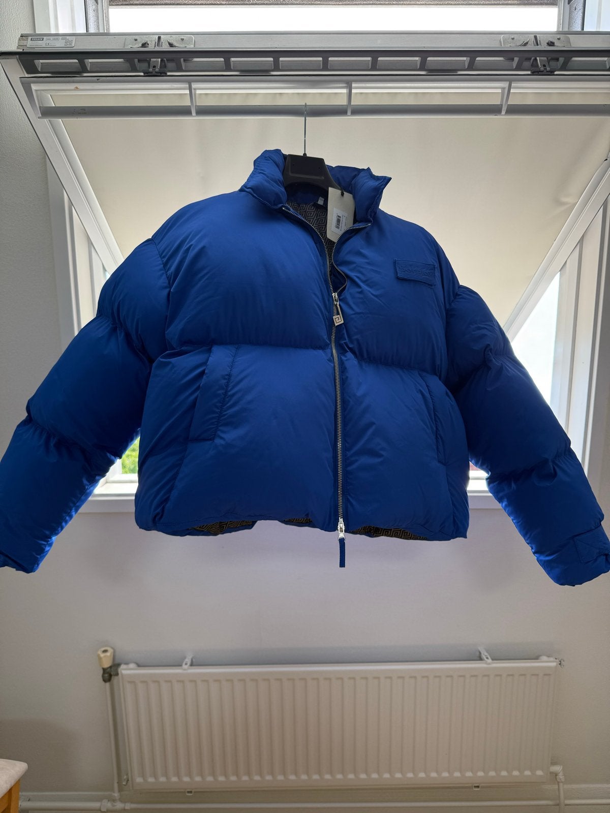 Blauwe Dsquared2 Puffer Jas - Nieuw, Ophalen, Nieuw, Maat 38/40 (M), Blauw