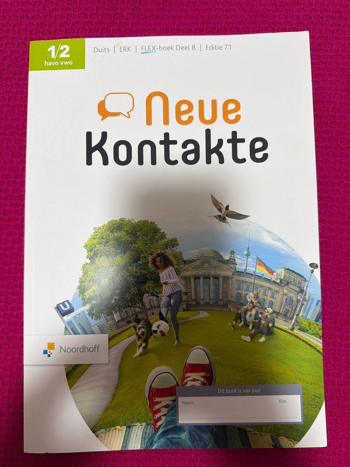 Neue Kontakte Duits FLEX-boek Deel B havo/vwo Editie 7.1, Ophalen of Verzenden, Gamma, Zo goed als nieuw, Overige niveaus