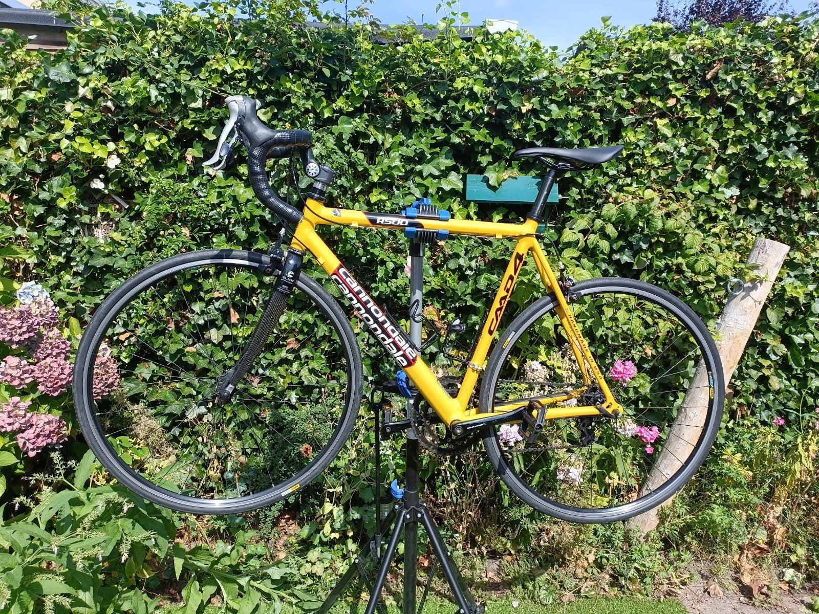 Cannondale Caad4 R500 racefiets framemaat 57, Gebruikt, Velgrem, Aluminium, 15 tot 20 versnellingen