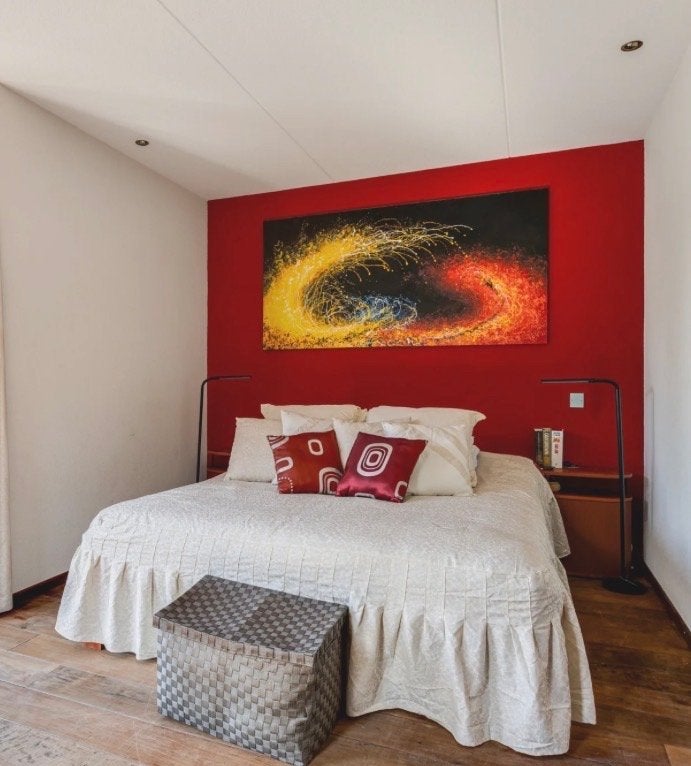 Auping Auronda bed kersenhout 180x200 met nachtkasten, Ophalen, Bruin, Tweepersoons, 180 cm