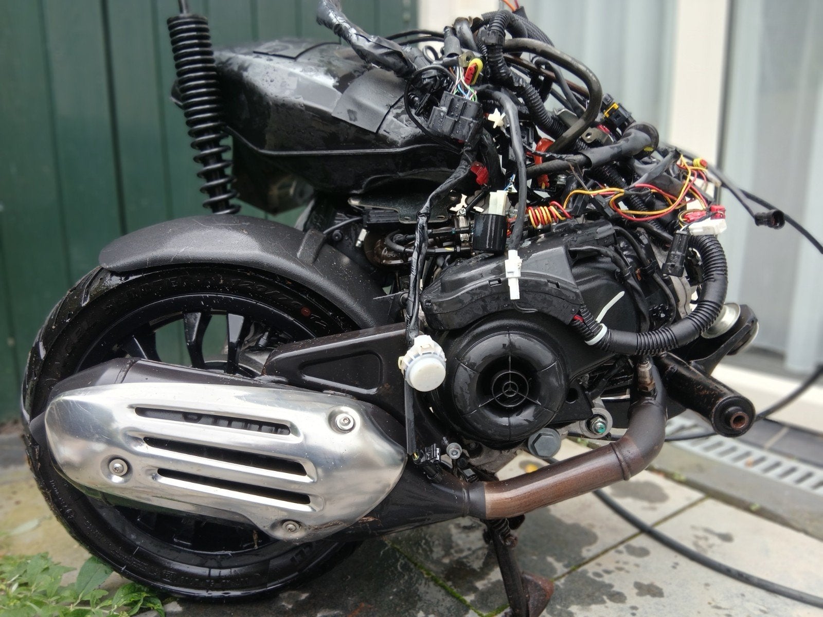 Piaggio Vespa Sprint Primavera Motorblok met draadboom, tank, Ophalen of Verzenden, Zo goed als nieuw, Blok, Piaggio