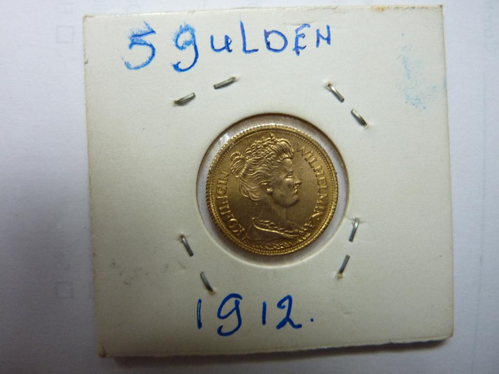 Gouden Vijfje 5 gulden    (KOPIE), Ophalen of Verzenden, Koningin Wilhelmina, 5 gulden, Losse munt
