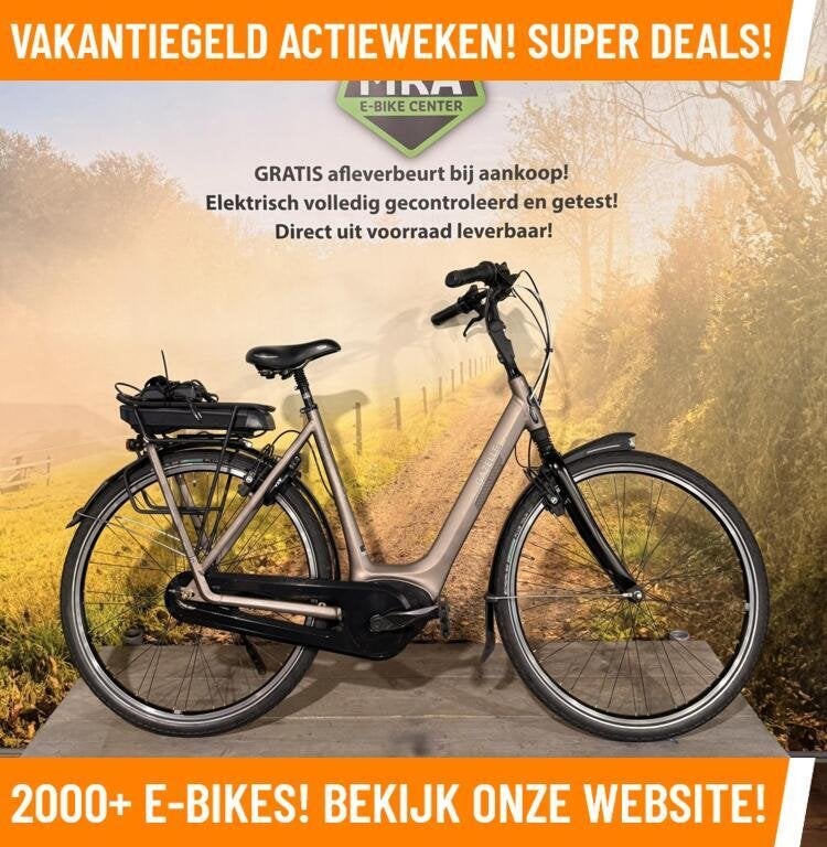 Gazelle Grenoble C7 Elektrische fiets met Bosch middenmotor!, Gazelle, Ophalen of Verzenden, Zo goed als nieuw, 50 km per accu of meer