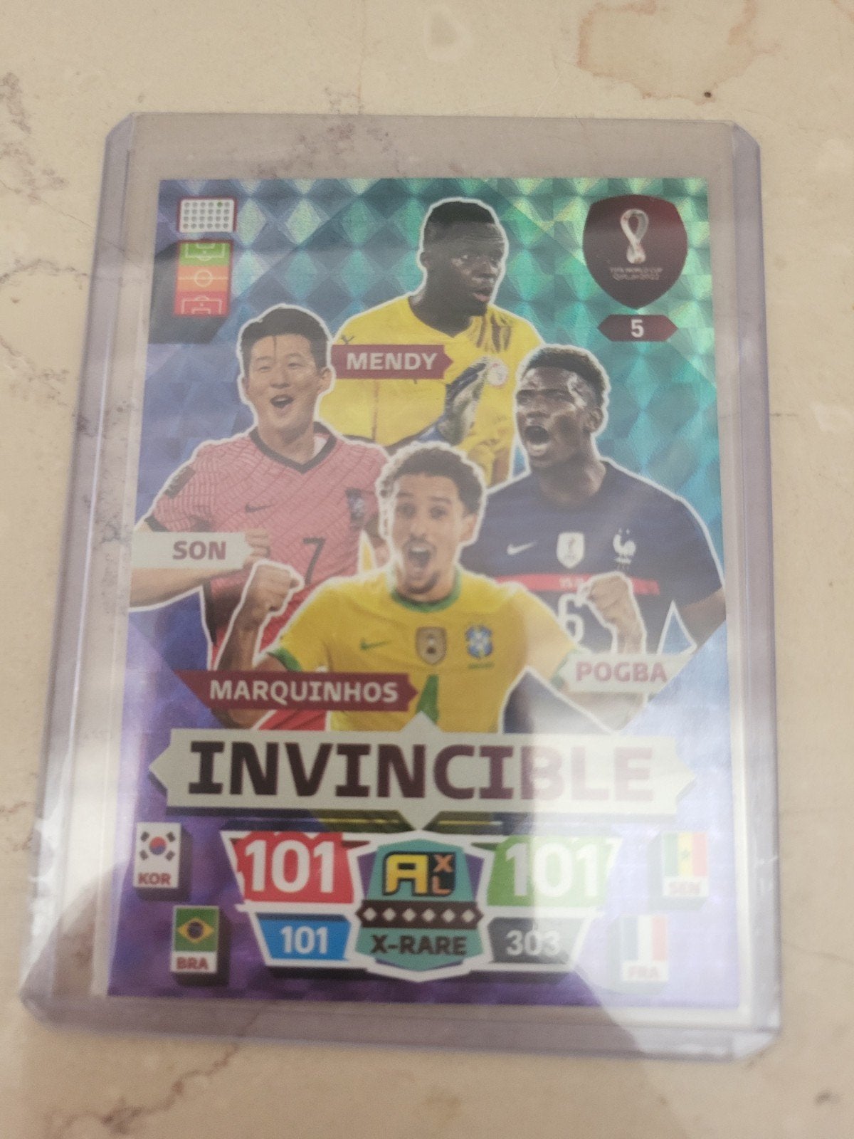 FIFA World Cup Qatar 2022 Adrenalyn XL Invincible kaart, Ophalen of Verzenden, Zo goed als nieuw, Overige sporten, Spelerskaart