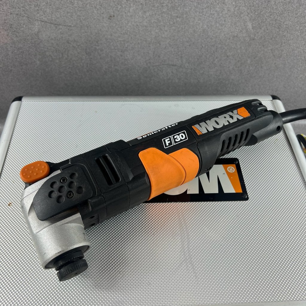 Worx WX680.2 Multitool | in koffer met acc | 350W | 410898, Ophalen of Verzenden, Gebruikt
