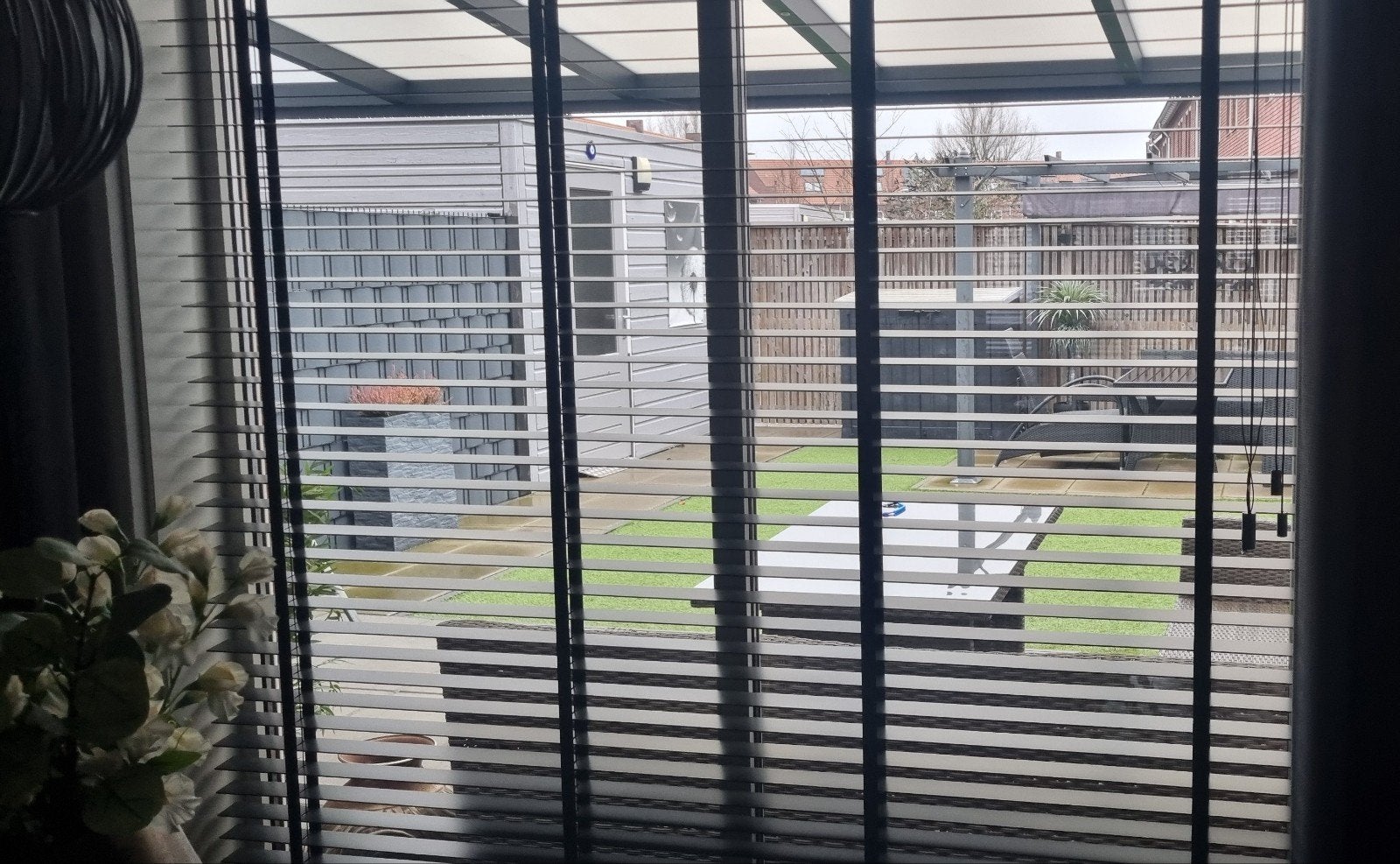 Houten Jaloezie Zwart, Huis en Inrichting, Ophalen, Zwart, Jaloezie, Hout