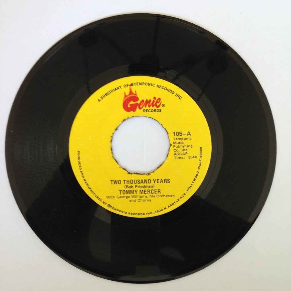 Tommy Mercer George Williams 2000 Years 7" jukebox jazz 70s, 7 inch, Ophalen of Verzenden, Zo goed als nieuw, Jazz en Blues