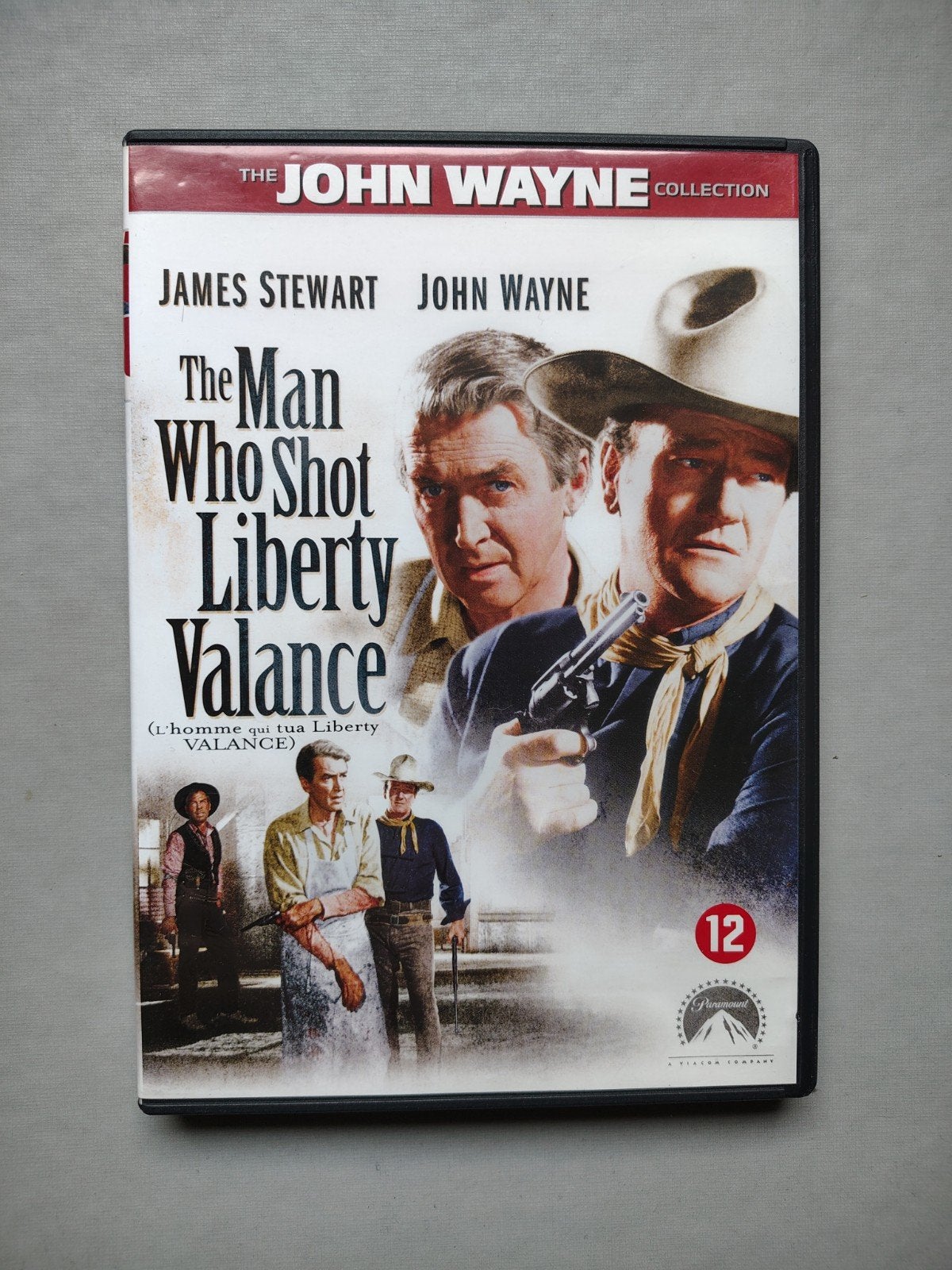 The Man Who Shot Liberty Valance (1962) / John Wayne, Cd's en Dvd's, 1960 tot 1980, Engels, Verzenden, Nederlands